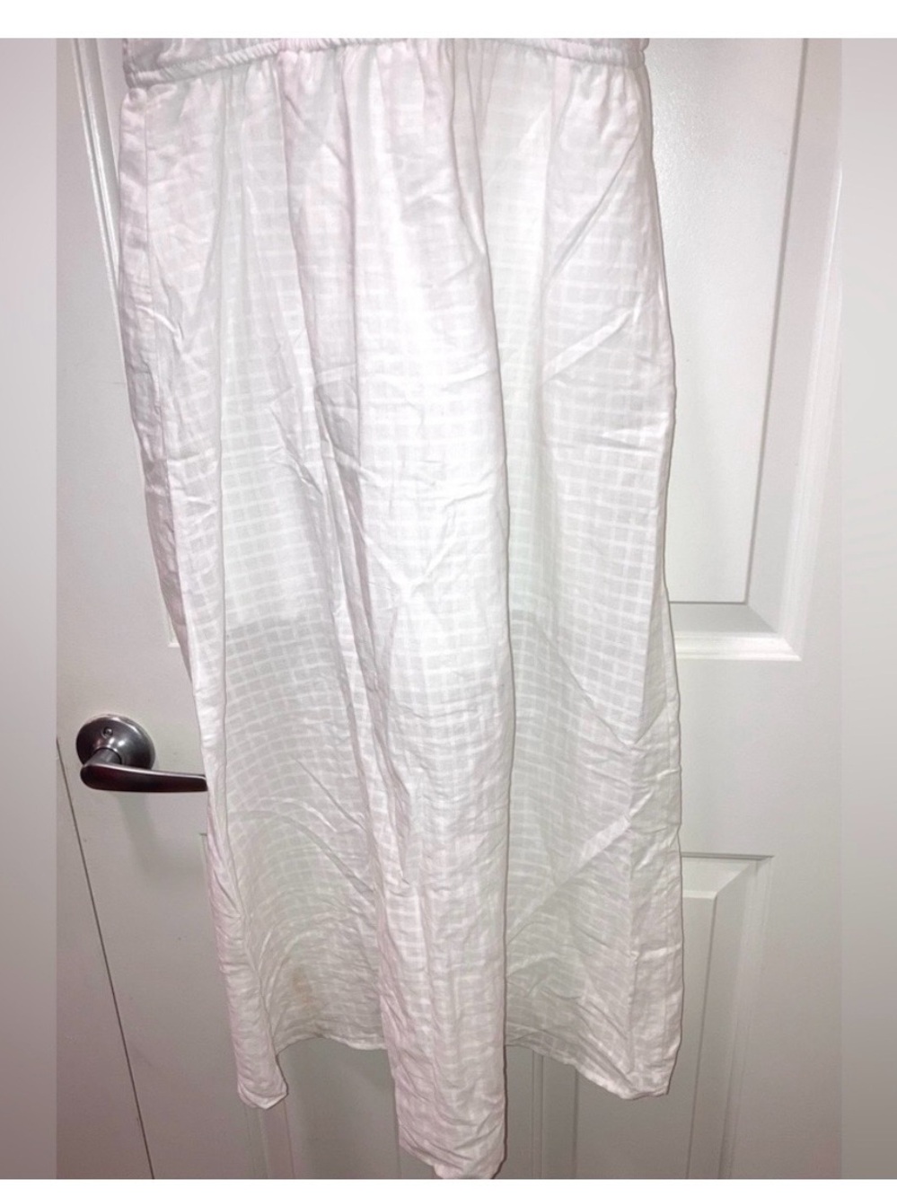 Girls' Ruched Waist Cami Strap Walkthrough Dress - Art Class™ White 
Size XL New - Picture 7 of 7